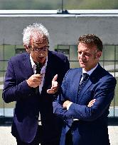 Macron At UNESCO Bid Presentation - Bagneres-de-Bigorre