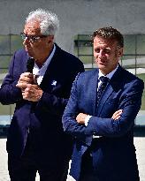 Macron At UNESCO Bid Presentation - Bagneres-de-Bigorre