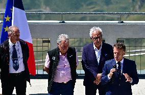 Macron At UNESCO Bid Presentation - Bagneres-de-Bigorre