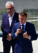 Macron At UNESCO Bid Presentation - Bagneres-de-Bigorre