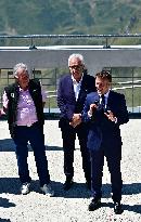 Macron At UNESCO Bid Presentation - Bagneres-de-Bigorre