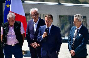 Macron At UNESCO Bid Presentation - Bagneres-de-Bigorre