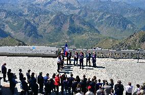 Macron At UNESCO Bid Presentation - Bagneres-de-Bigorre