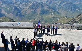 Macron At UNESCO Bid Presentation - Bagneres-de-Bigorre
