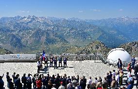 Macron At UNESCO Bid Presentation - Bagneres-de-Bigorre