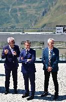 Macron At UNESCO Bid Presentation - Bagneres-de-Bigorre