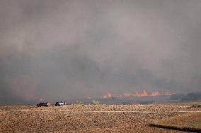 Forest Fire in Méntrida Upgraded to Level 2 - Spain