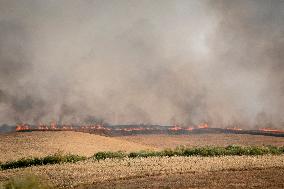 Forest Fire in Méntrida Upgraded to Level 2 - Spain
