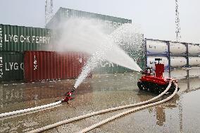 Hazardous Chemicals Storage Yard Fire-fighting and Rescue Drill