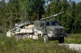 French CAESAR self-propelled guns