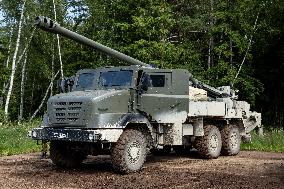 French CAESAR self-propelled guns