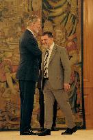 King Felipe Receives In Audience - Madrid