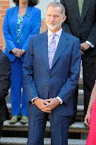 King Felipe Receives In Audience - Madrid
