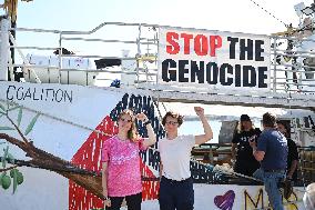 New Freedom Flotilla ship Handala sets sail to Gaza - Italy