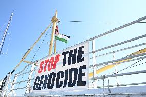 New Freedom Flotilla ship Handala sets sail to Gaza - Italy