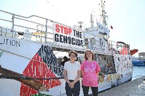 New Freedom Flotilla ship Handala sets sail to Gaza - Italy