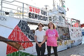 New Freedom Flotilla ship Handala sets sail to Gaza - Italy