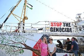 New Freedom Flotilla ship Handala sets sail to Gaza - Italy