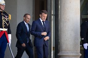 Emmanuel Macron meets with Austrian Chancellor - Paris