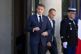 Emmanuel Macron meets with Austrian Chancellor - Paris