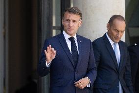 Emmanuel Macron meets with Austrian Chancellor - Paris