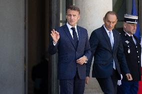 Emmanuel Macron meets with Austrian Chancellor - Paris