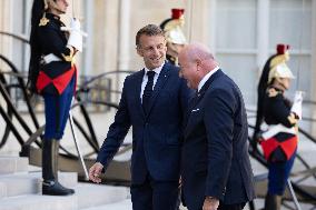 Emmanuel Macron meets with Austrian Chancellor - Paris
