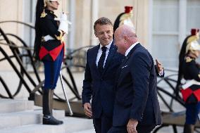 Emmanuel Macron meets with Austrian Chancellor - Paris