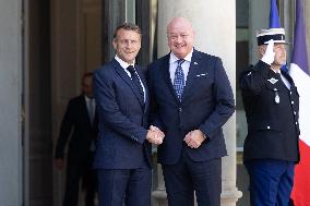 Emmanuel Macron meets with Austrian Chancellor - Paris