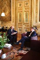 Jean-Noel Barrot Receives Johann Wadephul - Paris