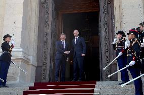 Jean-Noel Barrot Receives Johann Wadephul - Paris