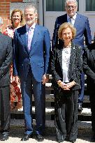 King Felipe And Queen Sofia Receives In Audience - Madrid