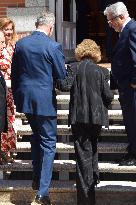King Felipe And Queen Sofia Receives In Audience - Madrid