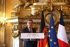 Wadephul and Barrot Hold Joint Press Conference - Paris