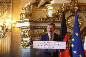 Wadephul and Barrot Hold Joint Press Conference - Paris