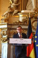 Wadephul and Barrot Hold Joint Press Conference - Paris