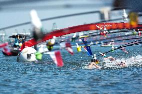 Marc-Antoine Olivier Takes Bronze in 5km Open Water - Singapore