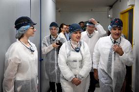 Annie Genevard Visits Panzani Plant - France