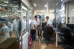 Annie Genevard Visits Panzani Plant - France