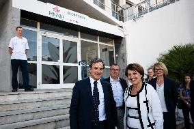 Annie Genevard Visits Panzani Plant - France