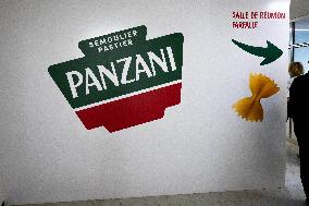 Annie Genevard Visits Panzani Plant - France