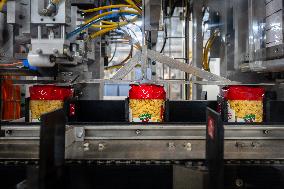 Annie Genevard Visits Panzani Plant - France