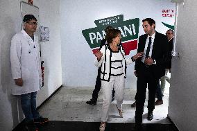Annie Genevard Visits Panzani Plant - France