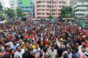 Jubo Dal Protests Law and Order Issues in Dhaka - Bangladesh