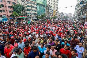 Jubo Dal Protests Law and Order Issues in Dhaka - Bangladesh