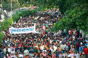 Jubo Dal Protests Law and Order Issues in Dhaka - Bangladesh