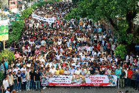 Jubo Dal Protests Law and Order Issues in Dhaka - Bangladesh