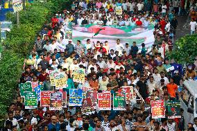 Jubo Dal Protests Law and Order Issues in Dhaka - Bangladesh