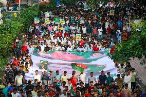 Jubo Dal Protests Law and Order Issues in Dhaka - Bangladesh