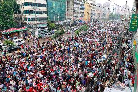 Jubo Dal Protests Law and Order Issues in Dhaka - Bangladesh